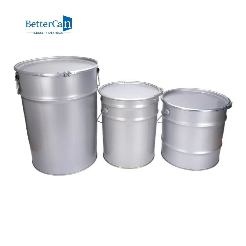 Recycle Decorating Paint Can Drums 20L Black Paint Bucket 5 Gallon