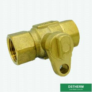 China Lockable Brass Female Ball Lock Valve With Key Female And Male wholesale