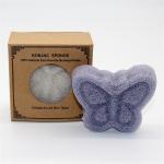 Blue Gray Gently Exfoliating Konjac Sponge Soft Facial Cleansing Sponge