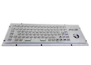 China F Keys Stainless Steel Industrial Keyboard 20mA With Mouse Optical Trackball on sale