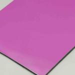 Purple 4MM Pe Acp Acp Roof 1220 X 2440MM Aluminum Composite Panel
