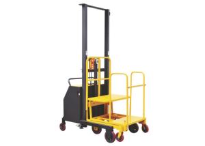 China Semi Electric Order Selector Forklift , PU Wheel Warehouse Order Picking Equipment wholesale