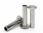RoHs Certified SS304/SS316 Round Head Semi-Tubular Rivet for TM 8-32*6 Male