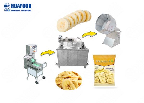 Semi-Automatic 50kg Plantain Chips Making Machine Deep Fryer Philippine Banana