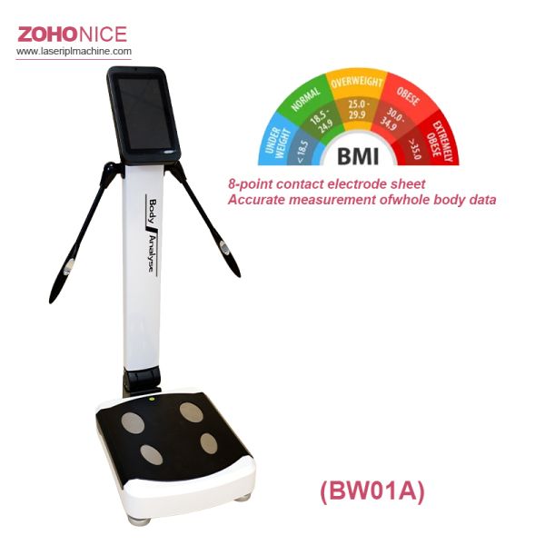 8 Point Contact Electrode Fat Scale Measurement Body Composition Analyzer Machine