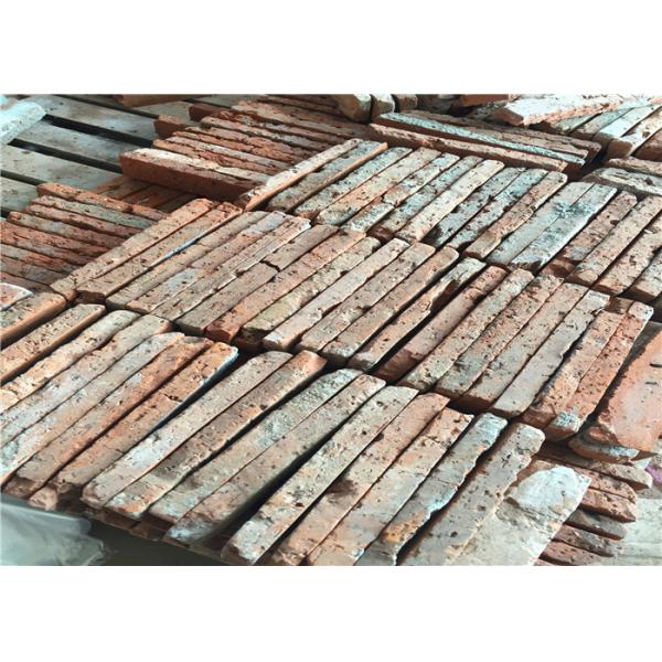 red Natural Surface Old Wall Bricks High Bending Strength 240*60*22mm