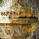 Unique Pierced Metal Hollow Carved Burning Fire Flame Shadow Flame Droplight(WH