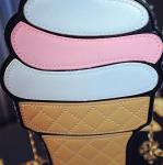 Korean version of the summer new personalized fashion ice cream cake bag casual
