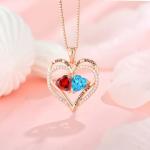 YASVITTI 925 Sterling Silver Eternal Love Heart Pendant Necklace Personalized