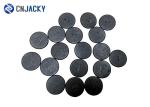 Shockproof Black Color UHF RFID Tag PPS Uhf Laundry Tag Label Diameter 25.5MM