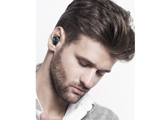 Mini Waterproof Wireless Bluetooth Headphones Clear Stereo TWS Wireless Earbuds