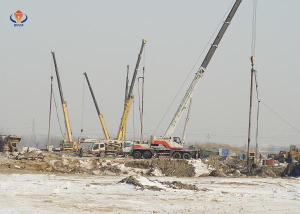 Industrial Sand Vibroflot Heavy Machinery Vibro Replacement Stone Columns Ground