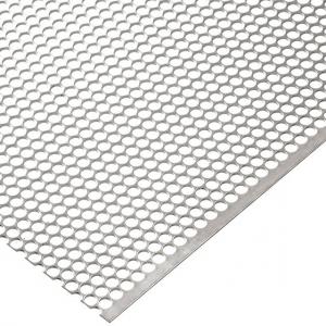 China 0.3MM Thickness 1220X2440mm Perforated Metal Plate For Loud Speaker Box Decorative wholesale