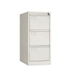 Workshop Epoxy coated Pedestal 3 Drawer Filing Cabinet