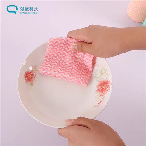 Grease Cleaning Absorbent Antibacterial 25cm 55GSM Lazy Rag Food Processing Workshops