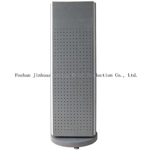 China Stable L400mm W400mm Floor Standing Pegboard Spinner Rack 3 Sides wholesale
