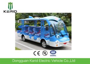 China 72V 5KW DC System 14 Passengers Cheap Electric Sightseeing Bus Cartoon Design Electric Car wholesale