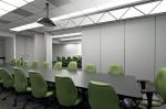 High Wooden Movable Acoustic Wall Partitions 500mm -- 1220mm width