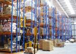 Powder Coated narrow aisle racking system Q235B used High Density storage rack
