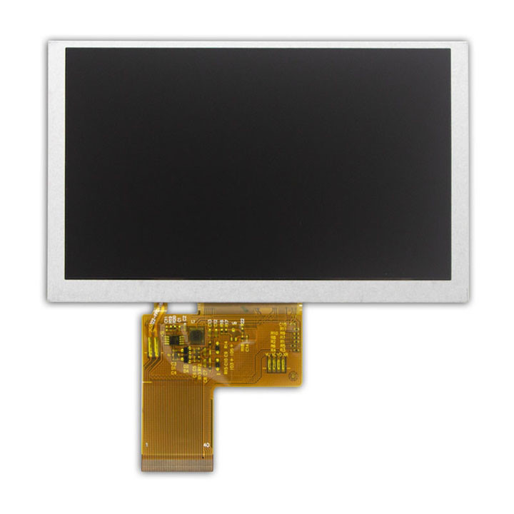5 inch IPS TFT Display Module 800x480 Industrial Capacitive Touch Screen 500 Cd/M2