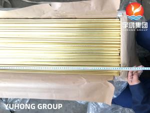 China Copper Alloy Seamless Tube Admiralty Brass Tube B111 C44300 C70600 C71500 C12200 Refrigeration, Air Cooler, Power Generation,Pressure Vessel wholesale