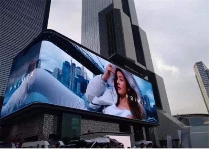 P8 Water Proof Full Color Led Curved Display / Flexible Led Curtain Display