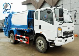 China 5m3 Compressed Garbage Truck With 4x2 Light Truck Chassis Engine 116hp wholesale