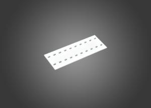 China White Talc Porcelain High Tech Ceramic Plates , Industrial Machinable Glass Ceramic wholesale