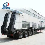 Folding Gooseneck Multi Axle 50-120ton Lowboy Car Truck Trailer 12500-17000*3000