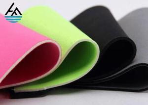 China Waterproof 2mm Neoprene Fabric Sheets , Embossed Neoprene Rubber Sheet Fabric wholesale
