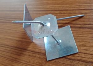 China 90mm Galvanized Steel Stick Pins Fixing Pre Formed Insulation Material To Metal Duct wholesale