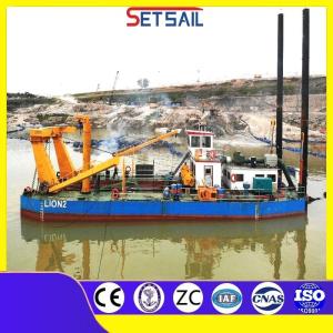 China Hydrocyclone River Sand Dredging Equipment/Mud Suction Dredger 17m-50m Total Length wholesale