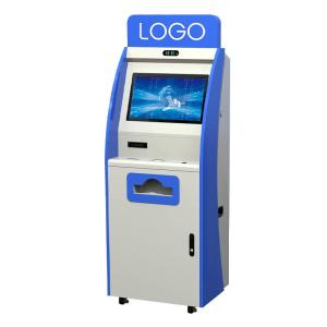 China 22 Inch ID Card Reader A4 Printer QR Code Scanner Self Service Kiosk for Hospital wholesale