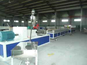 China Plastic Profile Production Line , High Speed Double Screw Extruder wholesale