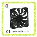 140mm 12 Volt DC Brushless Fan , 140x140x25mm Plastic Power Supply Cooling fan