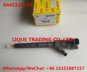 China BOSCH injector 0445110274 , 0 445 110 274 , 0445110275 , 0 445 110 275 for HYUNDAI 33800-4A500 , 338004A500 wholesale