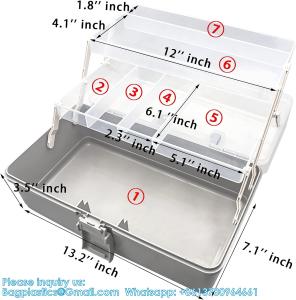 China Sewing Box Three Layers, Plastic Craft Organizers And Storage, Multifunction Craft Box/Organizer Box/First Aid wholesale