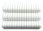 White And Blue Living Room Striped Wallpaper Strippable , Mediterranean Style
