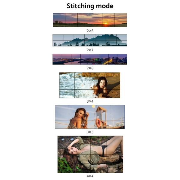 Fully Compliant 4K60 Video Splitter for Encrypted Content Control via Smartphone Package Weight 3KG