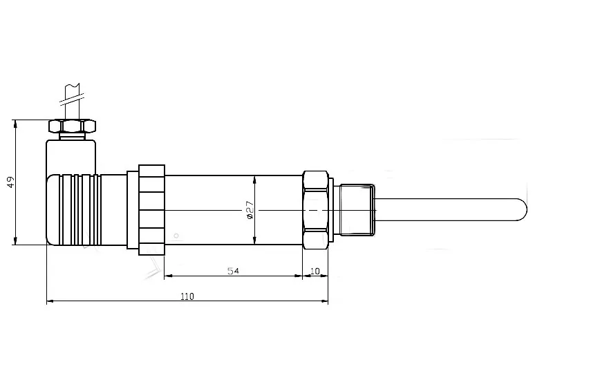 PT100 Temperature Indicator Transmitter for Industrial Temperature Sensor PT100 RTD Temperature Sensor
