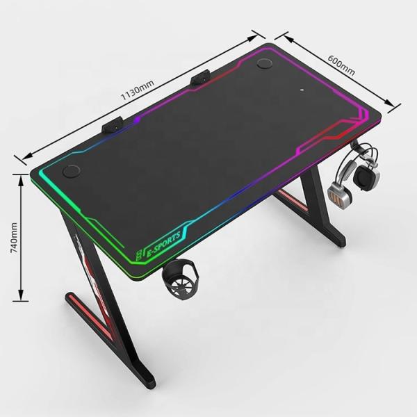 Computer Desk Excellent Metal Adjustable Gaming Table for Commercial Office