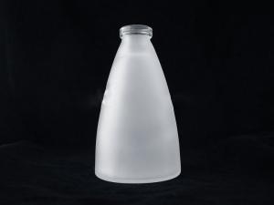 China Large Flint Frosted Glass Beverage Bottles 300ML with WT Cap wholesale