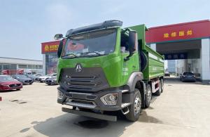 China Howo 8x4 Dump Truck 340hp Urban Construction Waste Transportation 12 Wheels Leaf Spring wholesale