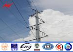 110 Kv 40M 33kv Galvanized Steel Electric Tubular Pole For Transmission Power