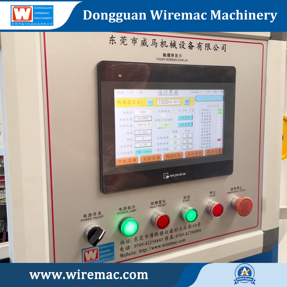 Current Annealing 16 Multi Wire Drawing Machine With Rapid Die Change System