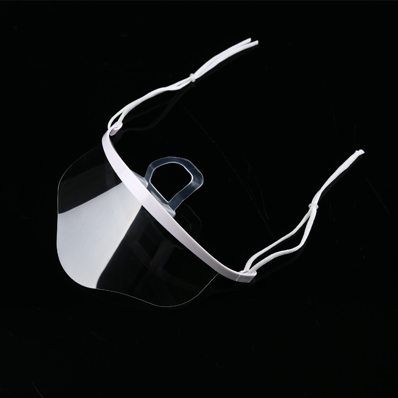 Flat Anti Fog Clear Plastic Mouth Cover For Catering