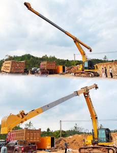 China deep foundation work hydraulic telescopic arm excavator telescopic stick wholesale