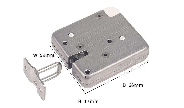 12v 24v 430 Stainless Steel Electronic Latch System Controlled Electric Cabinet Lock
