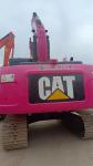 Crawler Used CAT 320D Excavators Earth Moving Machinery Pink Caterpillar 320