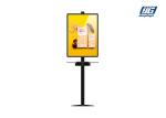 Round Base Commercial Phone Charging Station Double Sided Wide Display Angle